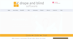 Desktop Screenshot of drapeandblindsoftware.com